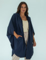 Poncho Nylon Azul Marinho