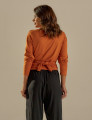 Blusa Nó Manga Longa Cúrcuma
