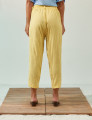 Calça Trancoso Linho Amarelo Solar