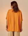 Blusa Recortes Papaya