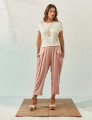 Calça Gramado Linho Rosa Blush
