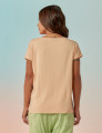 Camiseta Básica Pêssego