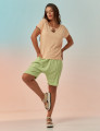 Bermuda Saruel Linho Menta
