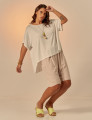 Blusa Barra Franzida Off