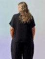 Blusa Gola Linho Preto