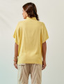 Blusa Gola Linho Amarelo Solar
