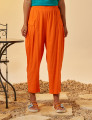Calça Gramado Linho Tangerina
