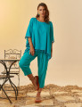 Blusa Kaftan Linho Mediterrâneo