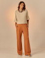 Calça Pantalona Argila
