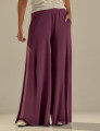 Calça Maxi Pantalona Merlot