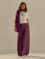 Calça Maxi Pantalona Merlot