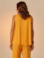 Blusa Decote V Papaya