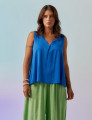 Blusa Linho Decote V Grego