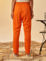 Calça Clássica Linho Tangerina