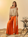 Calça Maxi Pantalona Tangerina