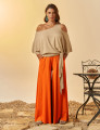 Calça Maxi Pantalona Tangerina