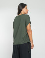 Blusa Canaleta Lateral Verde Selva