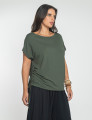 Blusa Canaleta Lateral Verde Selva