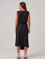 Vestido Linho Envelope Preto
