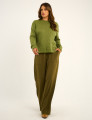 Calça Pantalona Verde Oliva