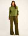 Calça Pantalona Verde Oliva