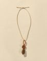 Colar Cascalho Cacau