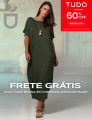 Vestido Drapeado Malha Verde Militar