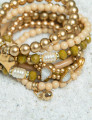 Conjunto Pulseiras Maxi Verde Selva