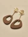 Brinco Vazado Cacau