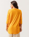 Blusa Gola V Amarelo Mel