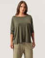 Blusa Quadrada Verde Selva