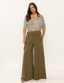 Calça Maxi Pantalona Verde Oliva