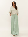 Calça Maxi Pantalona Verde Fiji