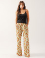 Calça Pantalona Estampa Boho