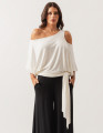 Blusa Abertura Ombros Faixa Off