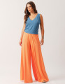 Calça Maxi Pantalona Laranja Energia