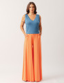 Calça Maxi Pantalona Laranja Energia