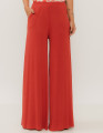 Calça Maxi Pantalona Vermelho Romã