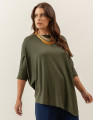 Blusa Seta Verde Militar