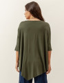 Blusa Seta Verde Militar