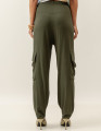 Calça Bolso Lateral Verde Militar