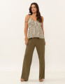 Calça Pantalona Verde Oliva