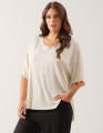 Blusa Recortes Linen