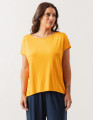 Camiseta Básica Amarelo Mel