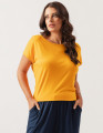 Camiseta Básica Amarelo Mel