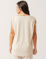 Blusa Decote V Detalhe Ombro Canaleta Gelato