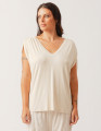 Blusa Decote V Detalhe Ombro Canaleta Gelato