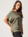 Blusa Quadrada Linho Verde Botânico