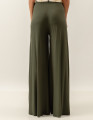 Calça Maxi Pantalona Verde Militar