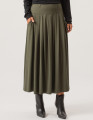 Saia com Pregas Verde Selva